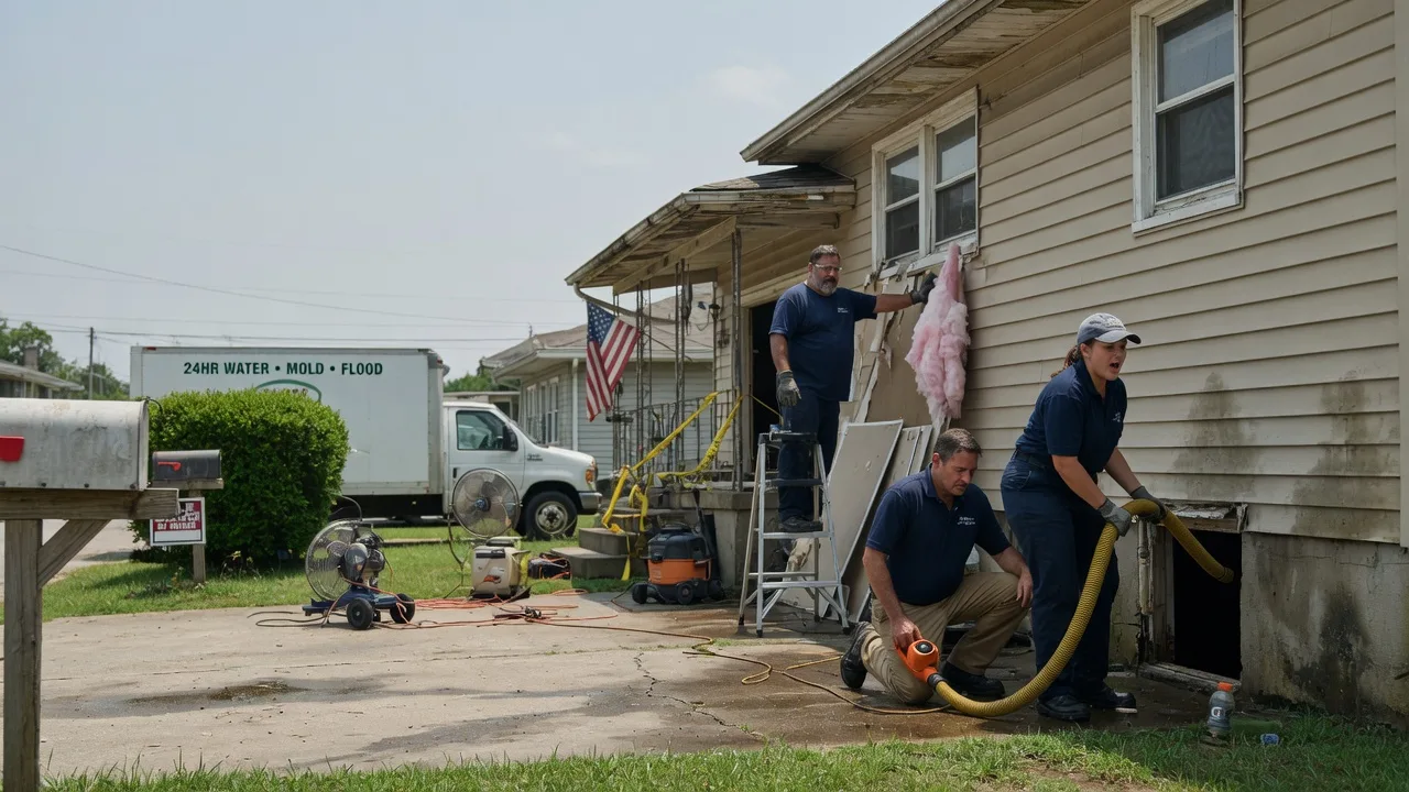 Water Damage Repair in New Albany, MS near me